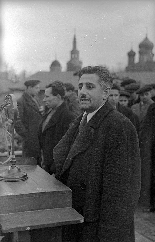Заместитель наркома тяжелого машиностроения СССР Степан Акопов, апрель 1939, г. Москва. 