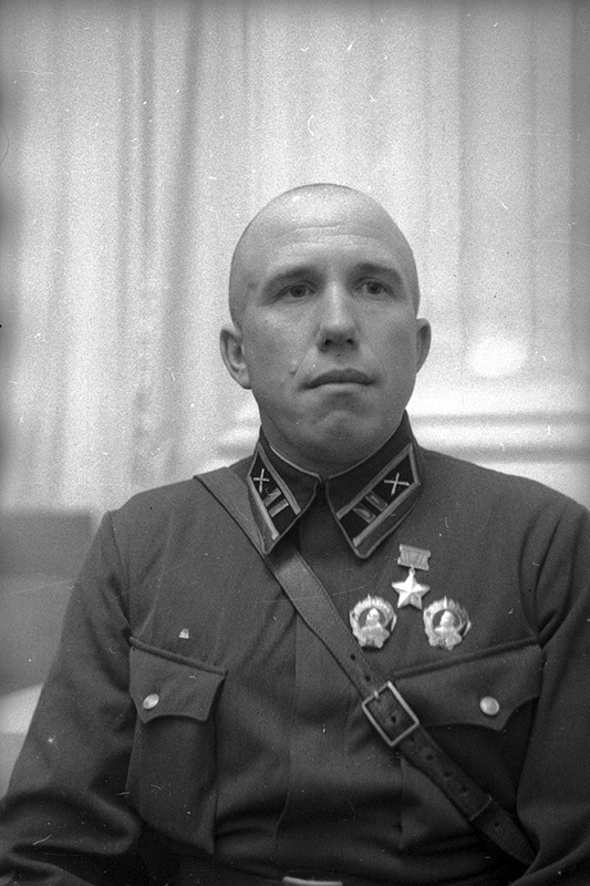 Герой Советского Союза Александр Рыбкин, 1940 год, г. Москва