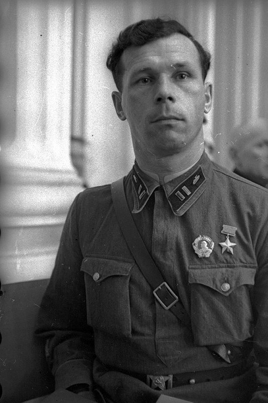Герой Советского Союза Павел Алексеевич Скопин, 1940 год, г. Москва
