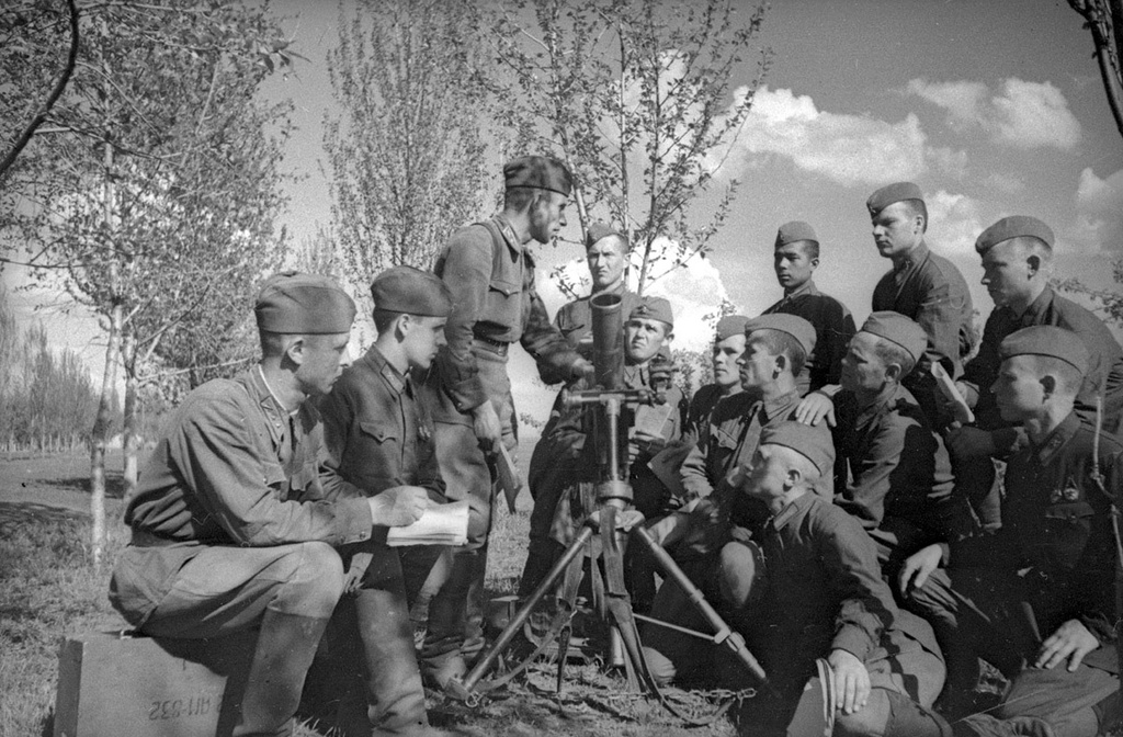 Миномет. Занятия, 1939 - 1941