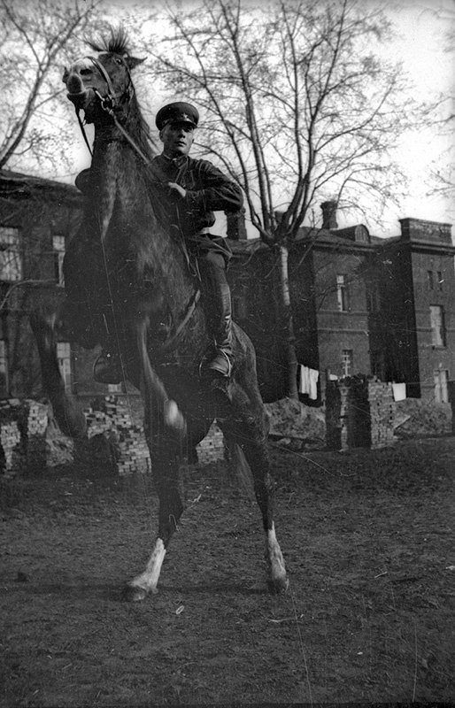 Кавалерист на коне, 1939 год