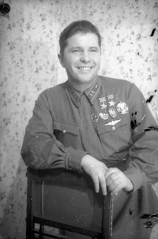 Дважды Герой Советского Союза Григорий Кравченко, 1940 год, г. Москва
