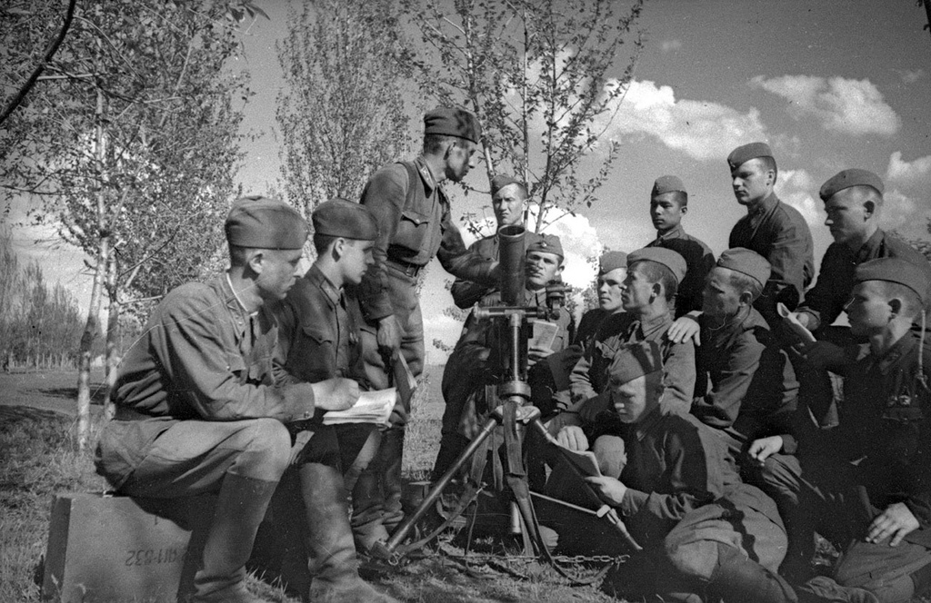 Миномет. Занятия, 1939 - 1941