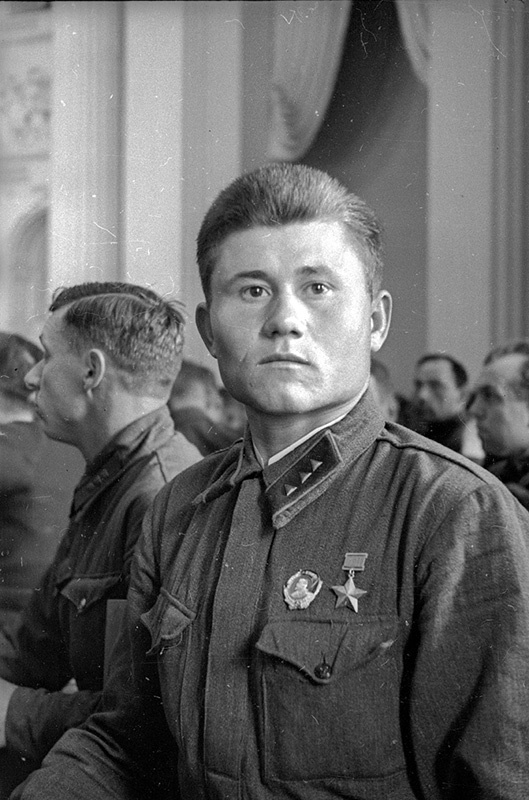 Герой Советского Союза Александр Федорович Стеблев, 1940 год, г. Москва
