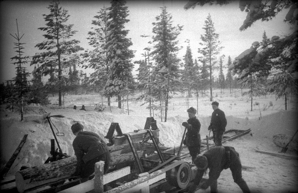 Советско-финская война. Лесопилки за работой, 1 декабря 1939 - 29 февраля 1940