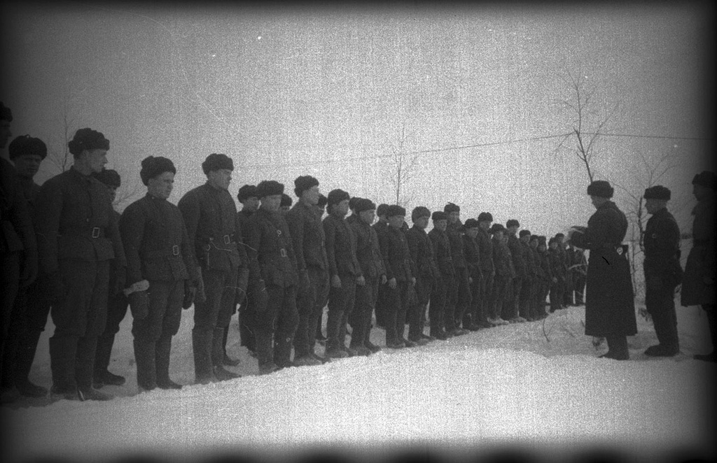 Советско-финская война. В день Красной Армии на фронте, 1939 - 1940