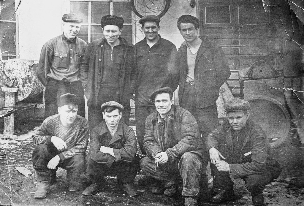 Бригада строителей, февраль - декабрь 1960, г. Чита. 
