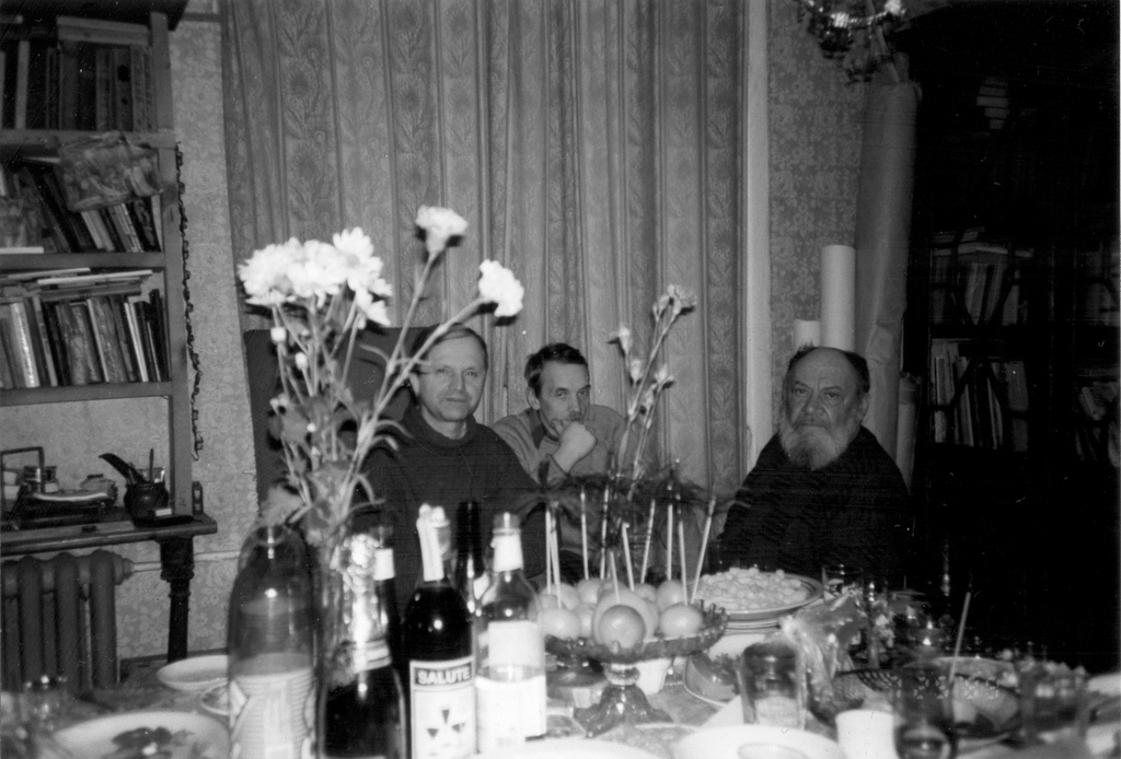 Борис Ратновский в гостях, 1985 год, г. Москва. Фотография из архива Александра Ратновского.