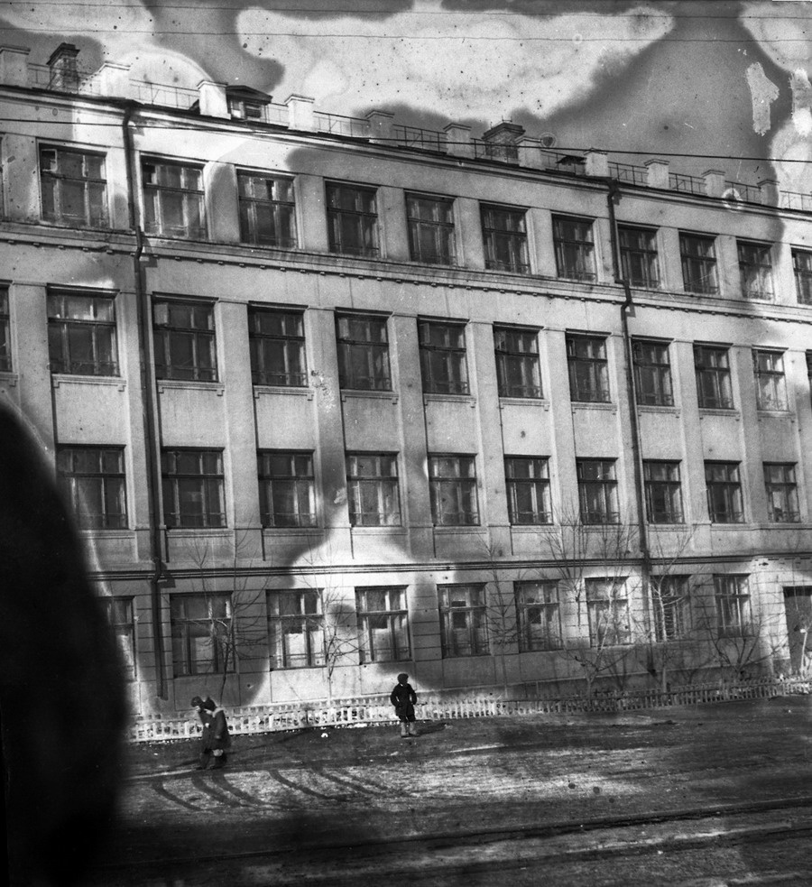 Средняя школа № 11 на Хлебной площади, 1950 - 1951, г. Куйбышев