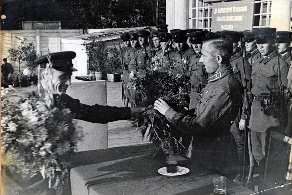 Встреча с Героями Хасановцами, 1939 год, г. Москва