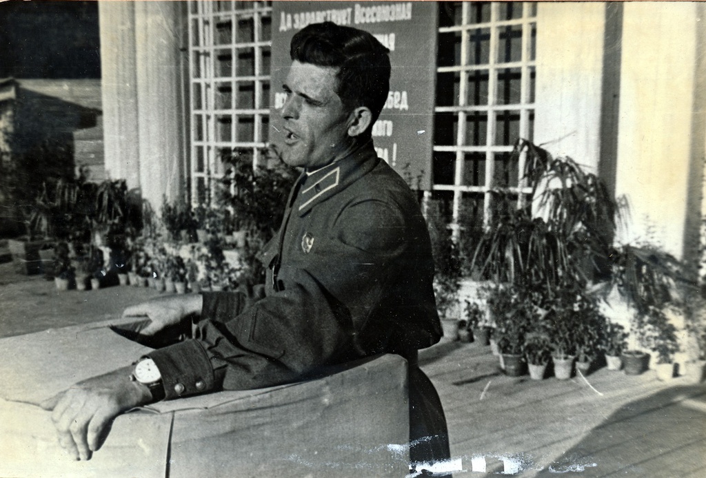 Годовщина Хасановских боев – выступает Герой Советского Союза Иван Мошляк, 1939 год, г. Москва