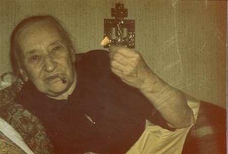 Надежда Яковлевна Мандельштам, апрель 1980. Выставка «Разные православные» с этой фотографией.&nbsp;