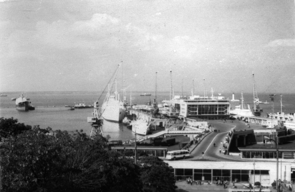Одесский морской порт, май - сентябрь 1973, г. Одесса