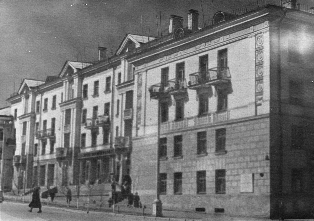 Улица Сталина, 1957 год, г. Уфа