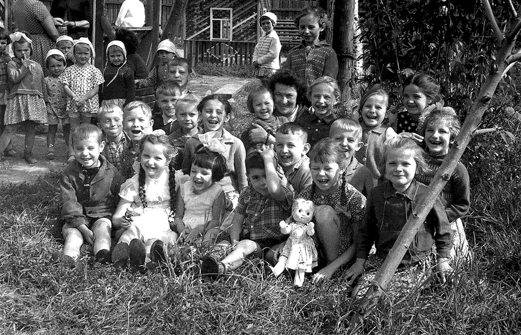 Из семейного альбома. Детский сад, 1963 год, Калининская обл., г. Нелидово. 