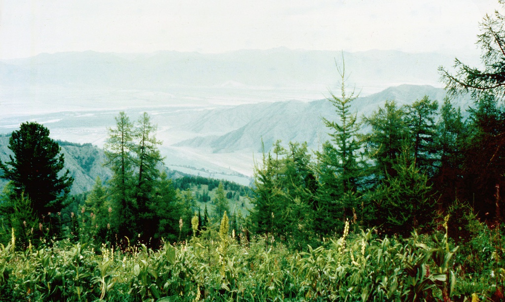 Панорама на Уймонскую долину, 6 августа 1989, Горно-Алтайская АО. 
