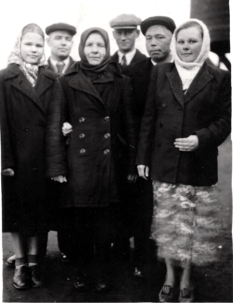 Родственники, 1954 год, г. Горький. Ныне Нижний Новгород.&nbsp;