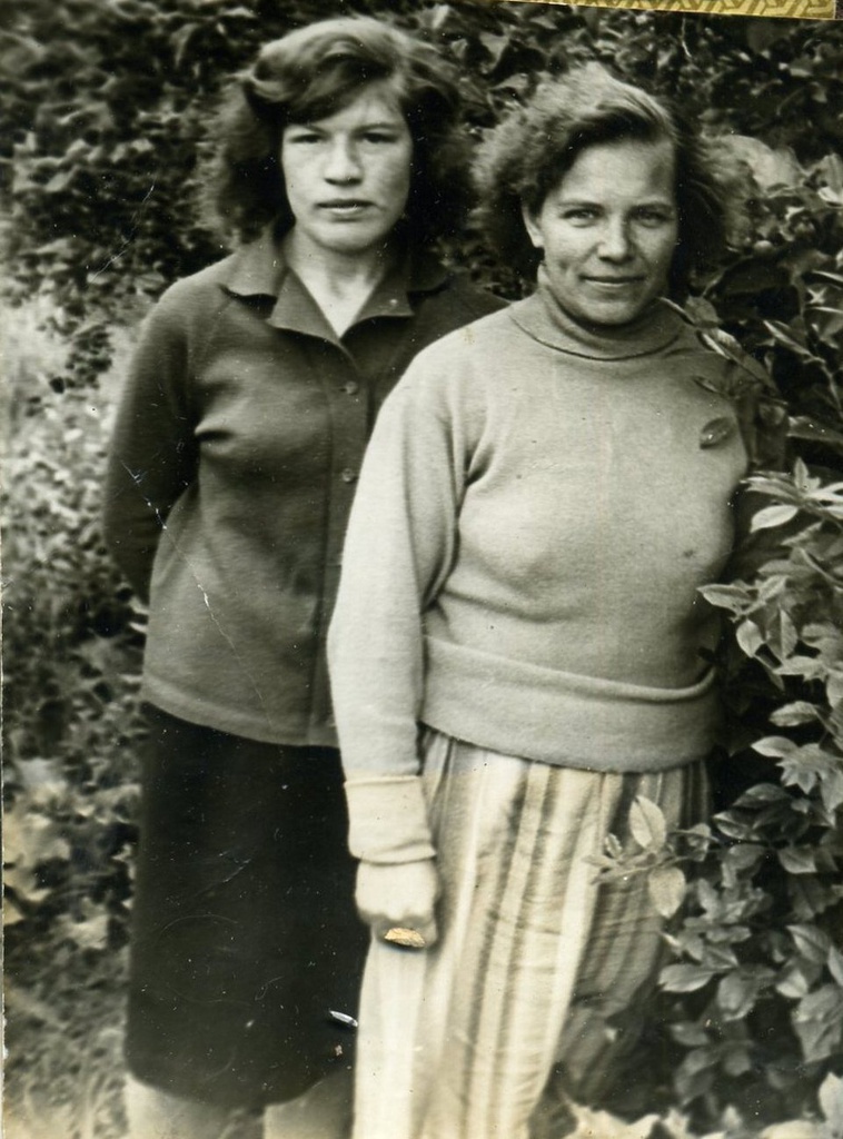 Евдокия Ивановна Шадрунова с коллегой, 1963 год, г. Горький. Ныне Нижний Новгород.&nbsp;