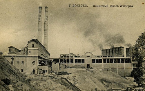Цементный завод Зейферта, 1910 год, Саратовская губ., г. Вольск