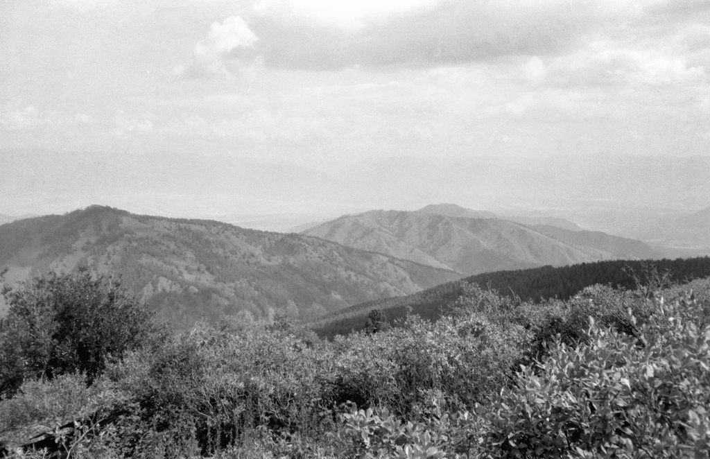 Высокогорье Алтая, 8 октября 1989, Горно-Алтайская АО, Усть-Коксинский р-н. Дорога на перевал Каменный Белок.&nbsp;
