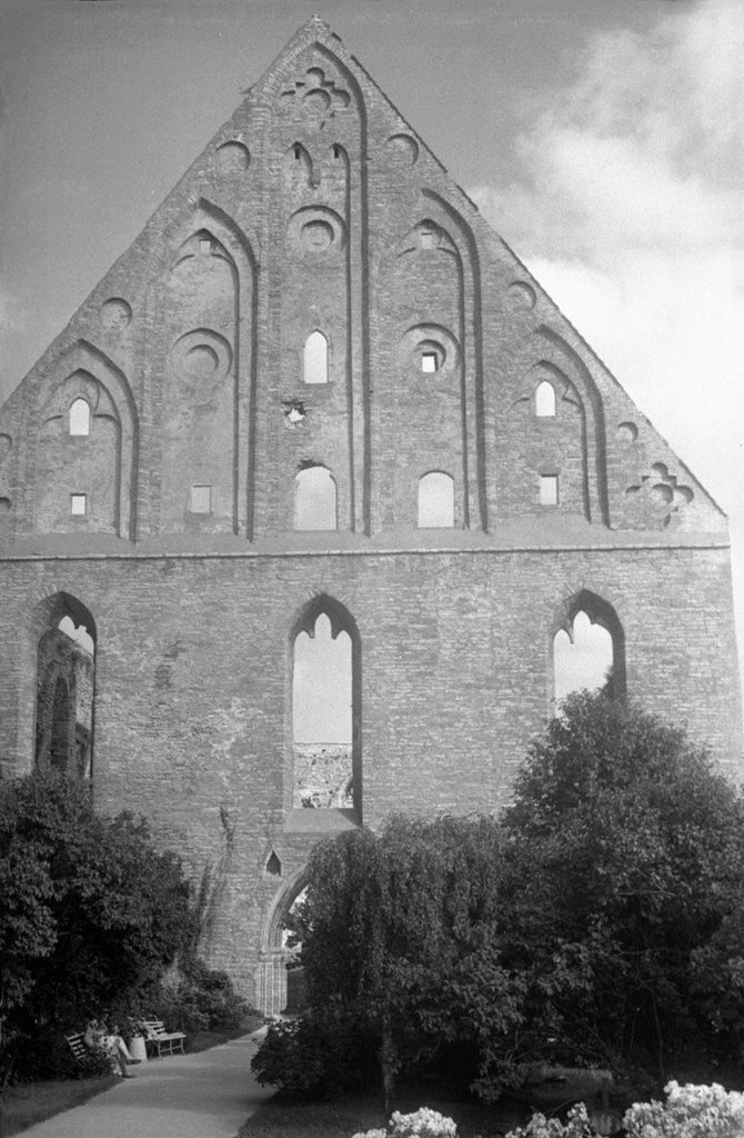 Развалины монастыря Святой Бригитты, июнь - август 1964, Эстонская ССР, г. Таллин, р-н Пирита. 