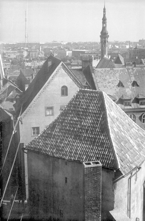Крыши старого Таллина, июнь - август 1964, Эстонская ССР, г. Таллин. 