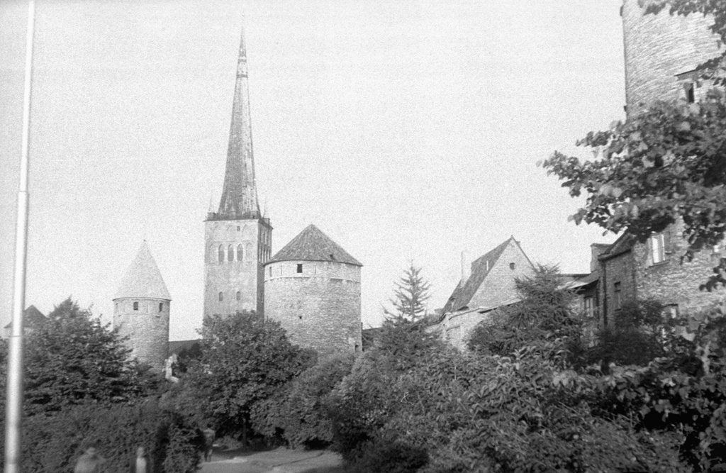 Башни старого Таллина, июнь - август 1964, Эстонская ССР, г. Таллин. Район Кесклинн.