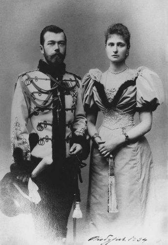 Николай II с Алисой Гессенской в Кобурге, 1896 год, Германская империя, г. Кобург