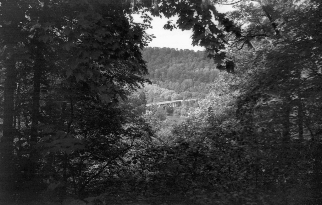 Мост через реку Гауя, июнь - август 1963, Латвийская ССР, г. Сигулда. 