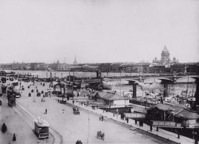 Вид Петербурга с Васильевского острова, 1907 - 1914, г. Санкт-Петербург