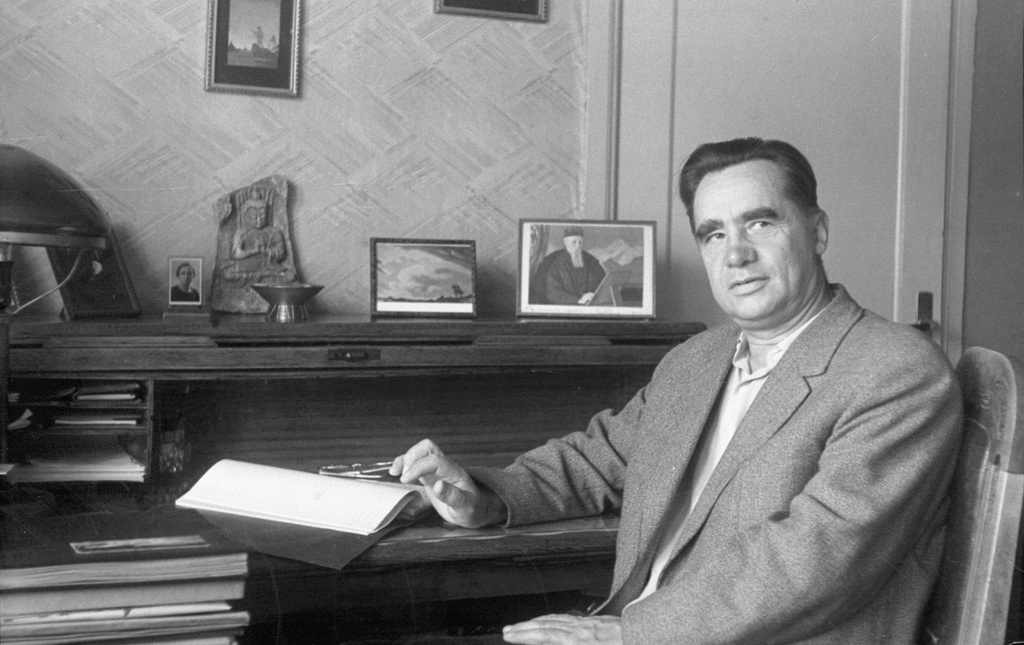 Писатель Павел Федорович Беликов, июнь - август 1964, Эстонская ССР, у. Харьюмаа, вол. Козе, пос. Козе-Ууемыйза. 