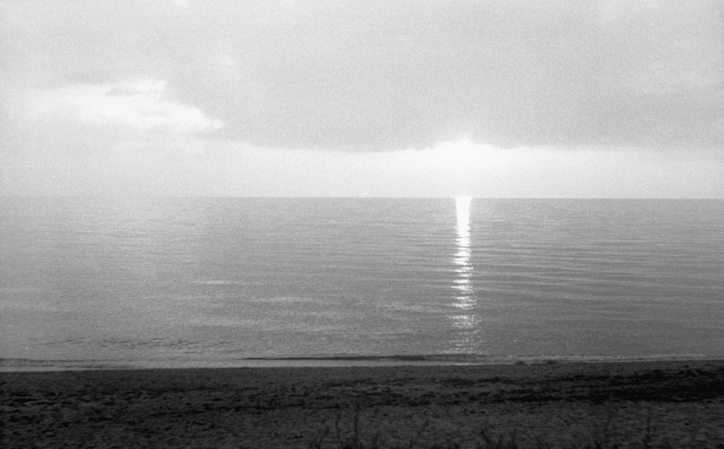 Закат на берегу Рижского залива, июнь - август 1964, Латвийская ССР. 