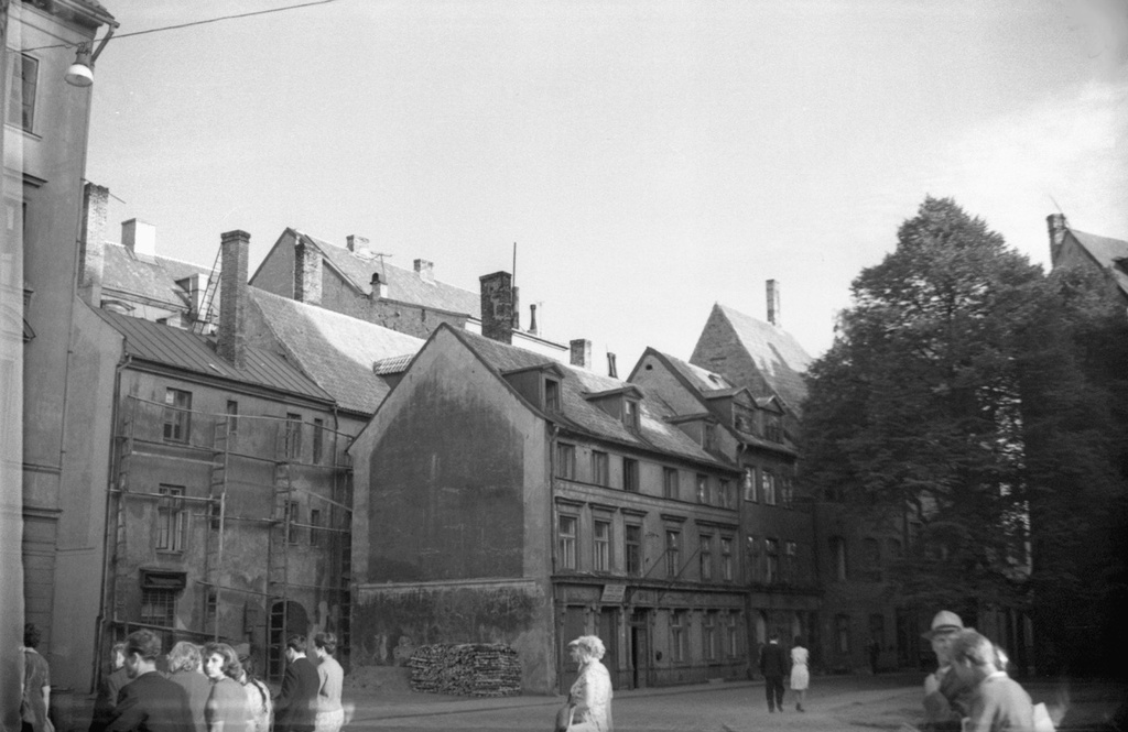 Улица Яуниела в старой Риге, 1 июня 1963 - 1 октября 1963, г. Рига. 
