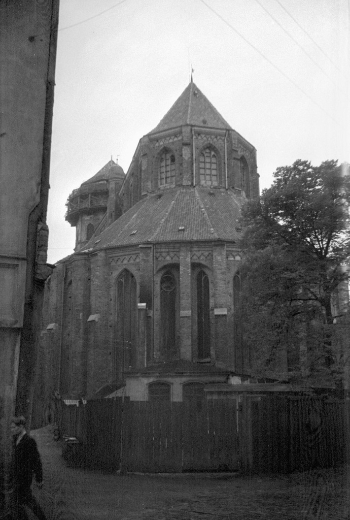 Церковь Святого Петра в Риге, 1 июня 1963 - 1 сентября 1963, Латвийская ССР, г. Рига. Строилась в 1209–1690 годах.