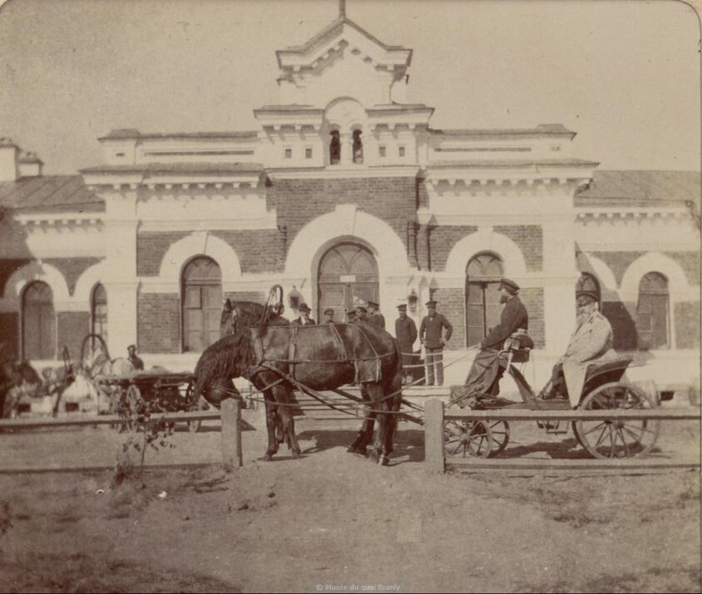 Станция Курган, 1897 год, Тобольская губ., Курганский у., г. Курган. Фотография из архива Макса Орлова.