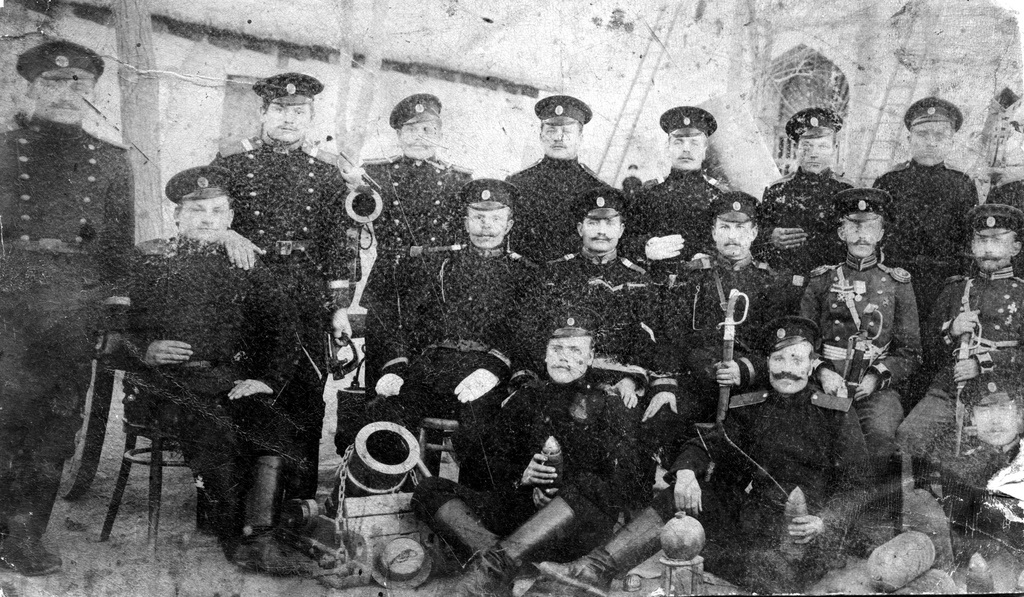 Артиллеристы, 1914 год. 
