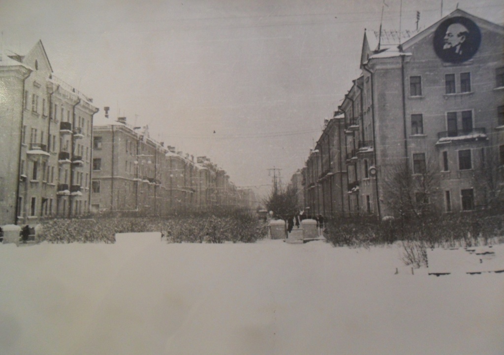 Улица Металлургов, 1973 год, Вологодская обл., г. Череповец. 