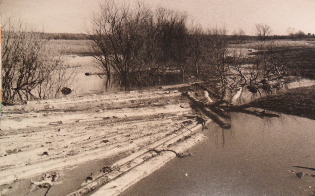 Половодье на реке Нее под деревней Морозово, 1 апреля 1969 - 30 мая 1969, Костромская обл., Нейский р-н. 