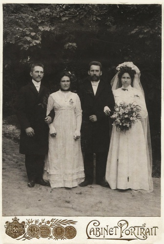 Свадебный портрет, 1900 - 1910, Средняя Азия, Ферганская обл.
