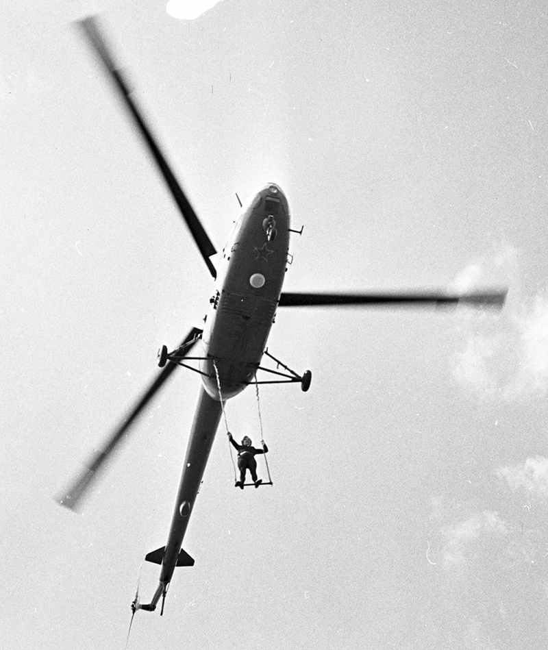 Вертолет, 1970 год. Выставка «10 лучших фотографий с советскими вертолетами» с этим снимком.&nbsp;