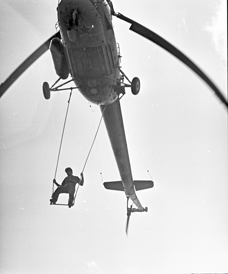 Вертолет, 1970 год