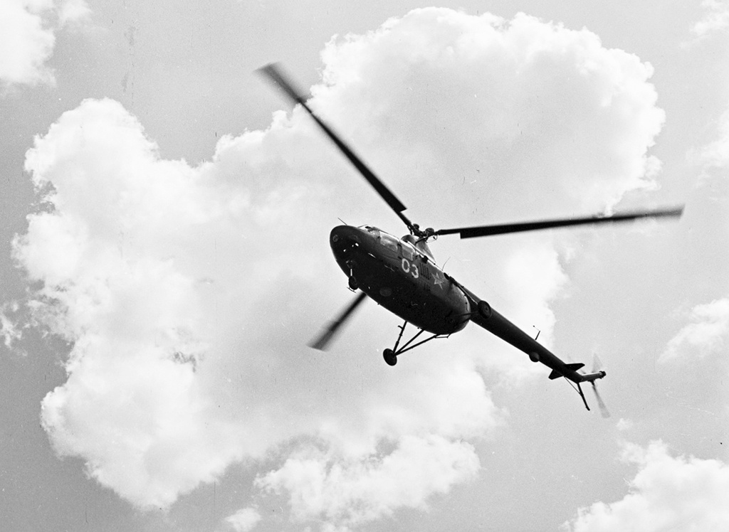 Вертолет, 1970 год