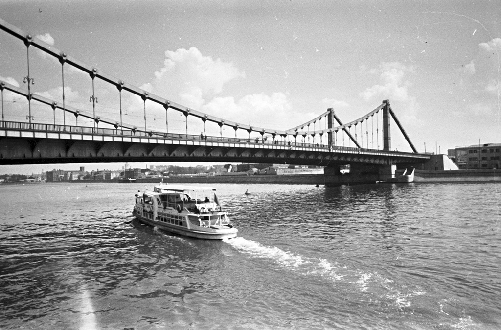 Крымский мост, 1960 год, г. Москва