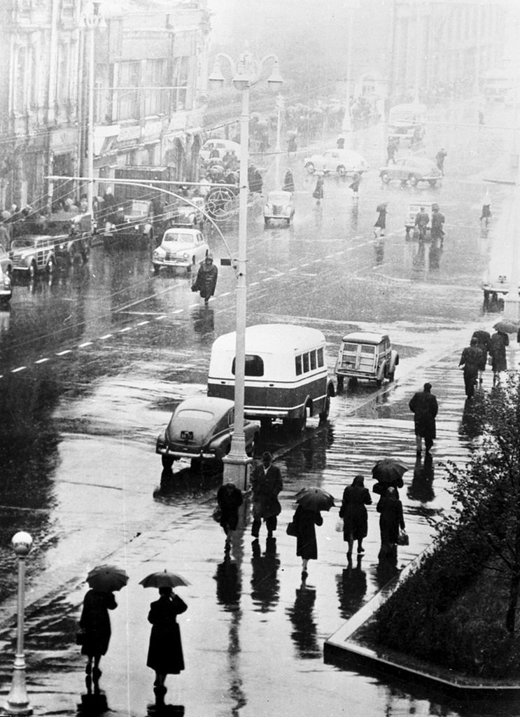 Дождливый день, 21 сентября 1950, г. Москва