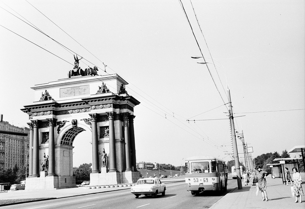 Фото "Московские Триумфальные ворота", 1976 год, г. Москва - История ...