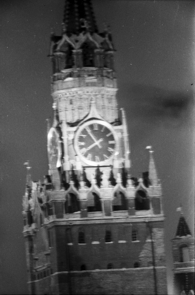 Спасская башня, куранты, 1974 год, г. Москва