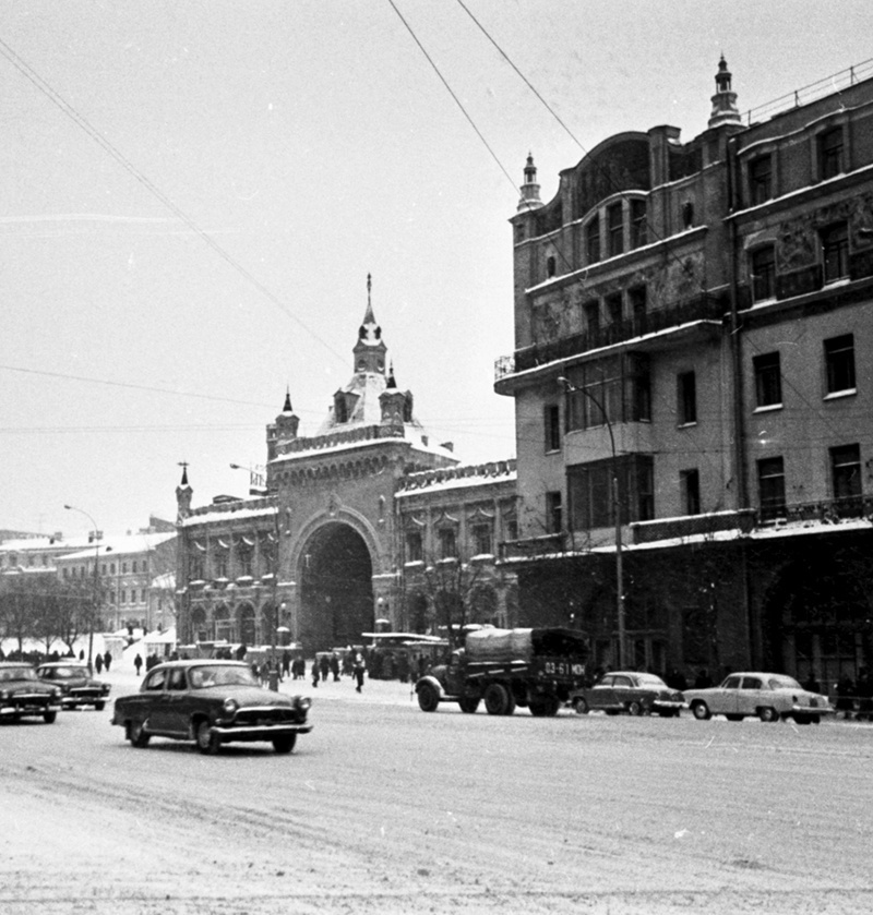 Зима в Москве, 31 января 1965, г. Москва. Выставка «Зима в Москве» с этим снимком.