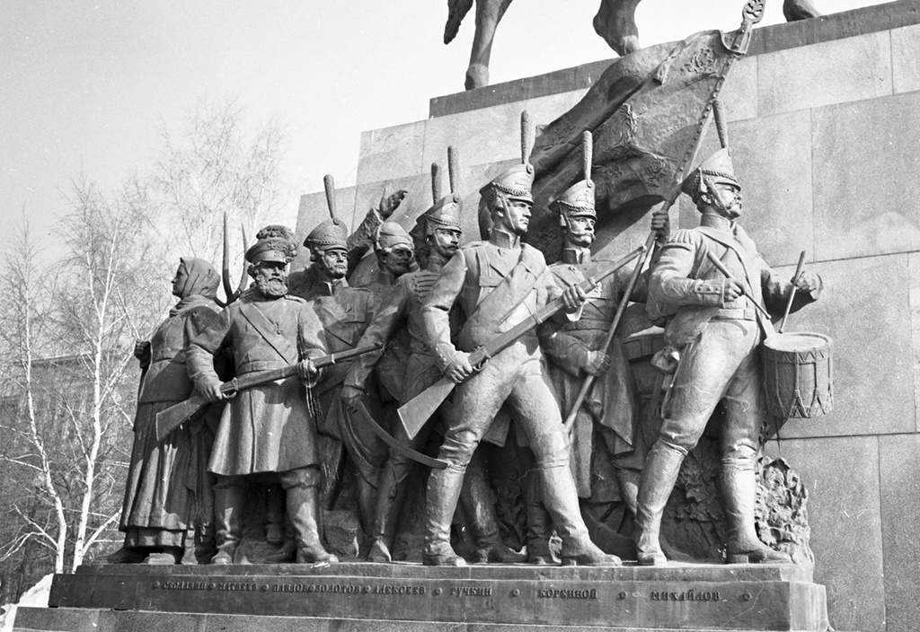 Фото "Памятник Михаилу Кутузову", 1981 год, г. Москва - История России ...