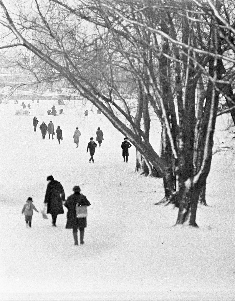 Заснеженная Москва, 1965 год, г. Москва