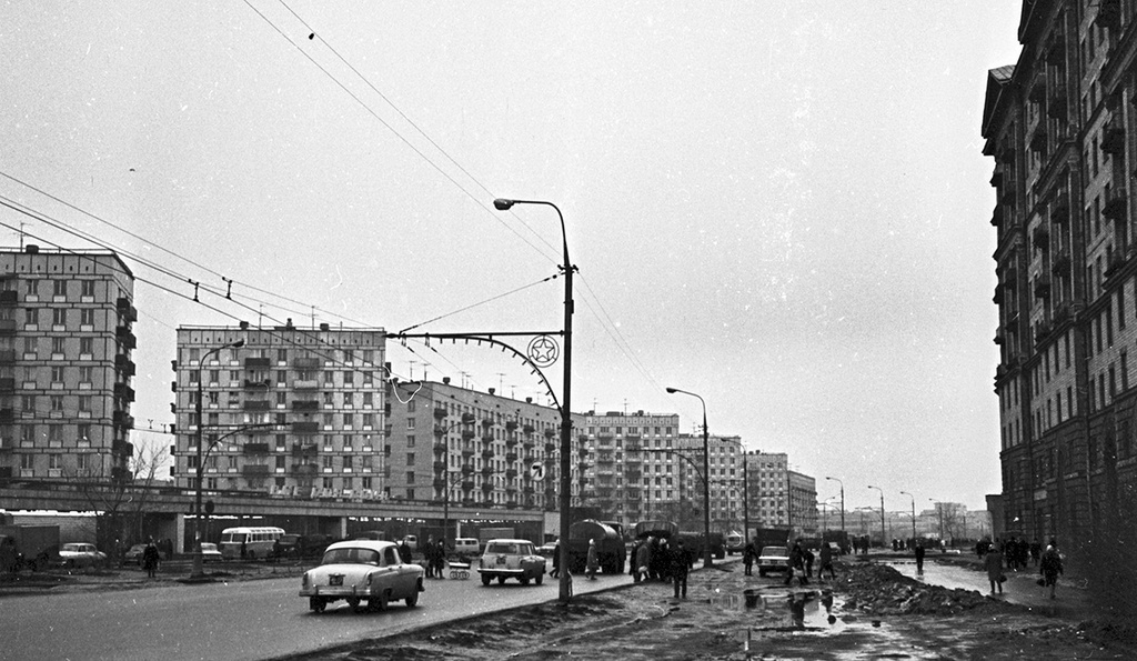 Волгоградский проспект, 1971 год, г. Москва. 